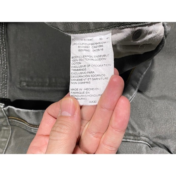 Y2K Dickies Forest Green Wokwear Pants - 36 x 32 - Picture 4 of 5